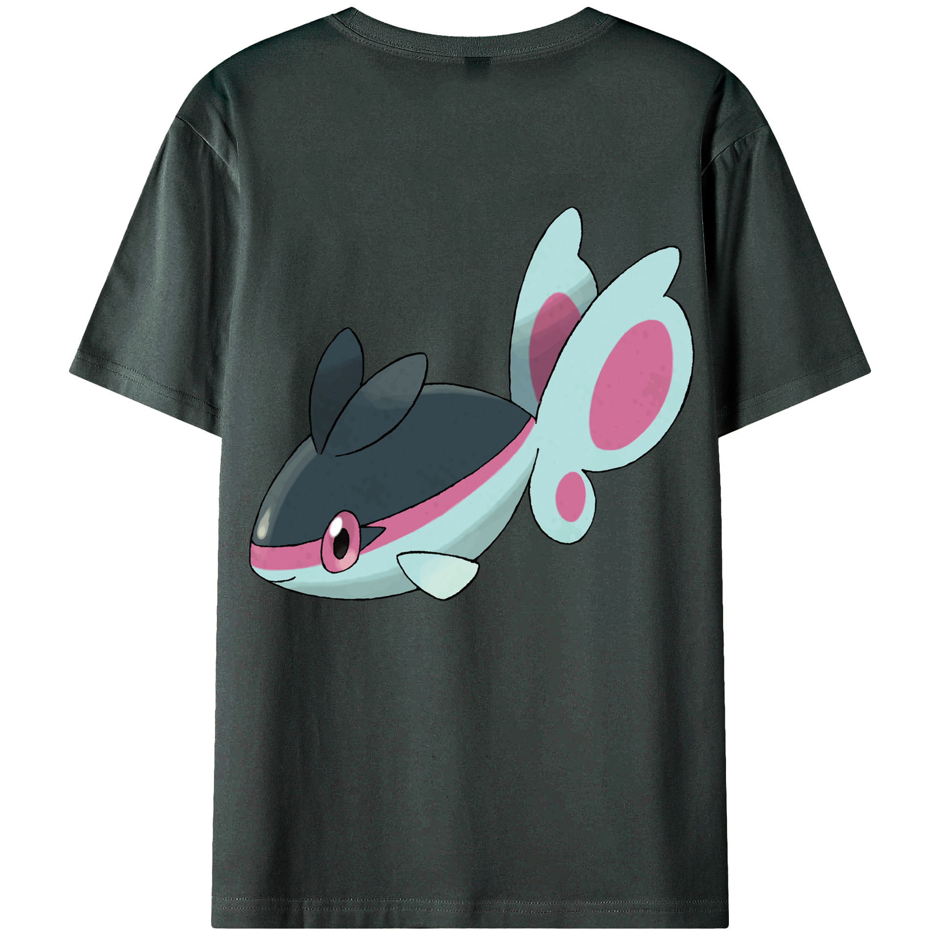 （画像用） ポケットモンスター Pokémon 綿100％ メンズ半袖Tシャツ（バックプリント） 通気性